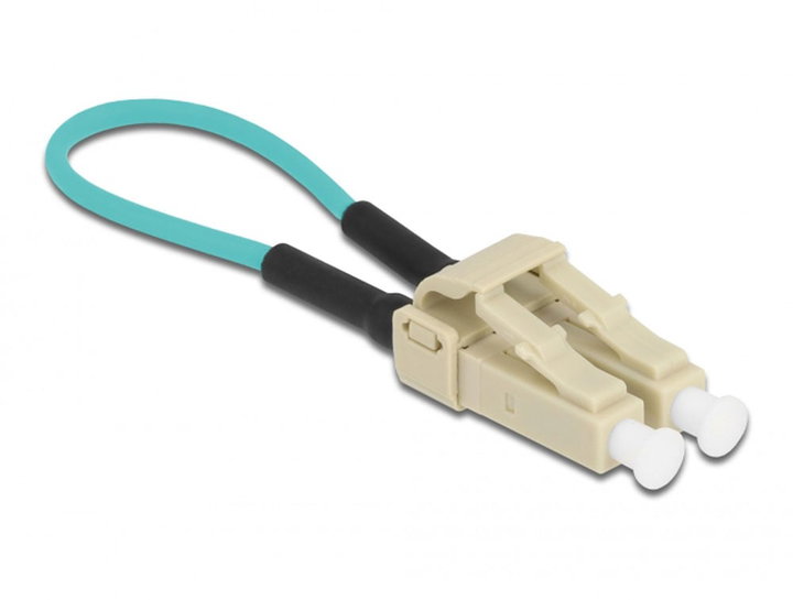Cavo di Prova Accoppiatore Loopback Fibra Ottica Multimodale OM3 LC - Delock ILWL-ADP-LCOM3