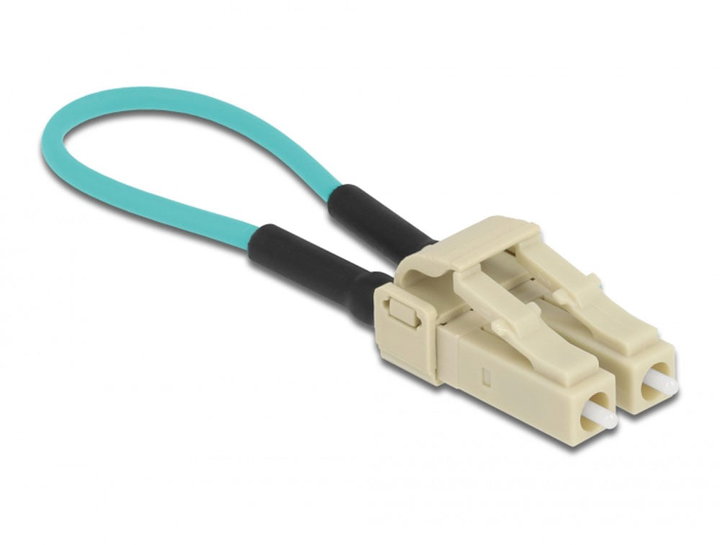 Cavo di Prova Accoppiatore Loopback Fibra Ottica Multimodale OM3 LC - Delock ILWL-ADP-LCOM3