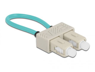 Cavo di Prova Accoppiatore Loopback Fibra Ottica Multimodale OM3 SC - Delock ILWL-ADP-SCOM3