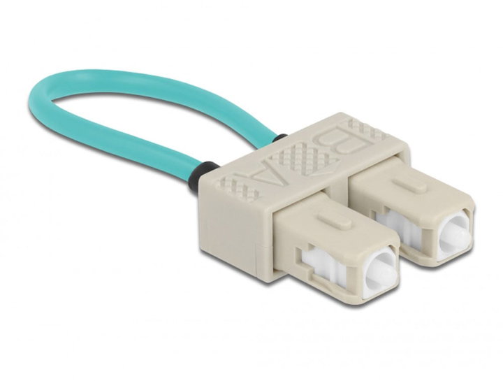 Test Cable Loopback Coupler Fiber Optical Multimodal OM 3 SC - Delock ILWL-ADP-SCOM 3