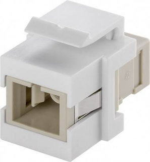 Adattatore Keystone 2x SC Simplex Femmina Fibra Ottica - Goobay ILWL-KEY-2SCSX