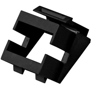 Keystone SC/LC simplex black adapter - OEM ILWL-KEY-FOBK