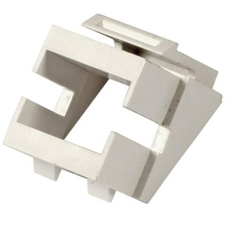 Keystone SC/LC simplex white adapter - OEM ILWL-KEY-FOWH