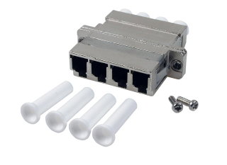 Adattatore Quadruplo LC/LC Metallico Monomodale - OEM ILWL-SB-4LCSMMET