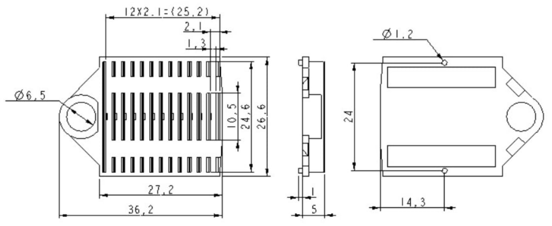 Supporto a Pettine per 12 Giunti in Fibra Ottica Nero - ILWL-SPLICE-12B