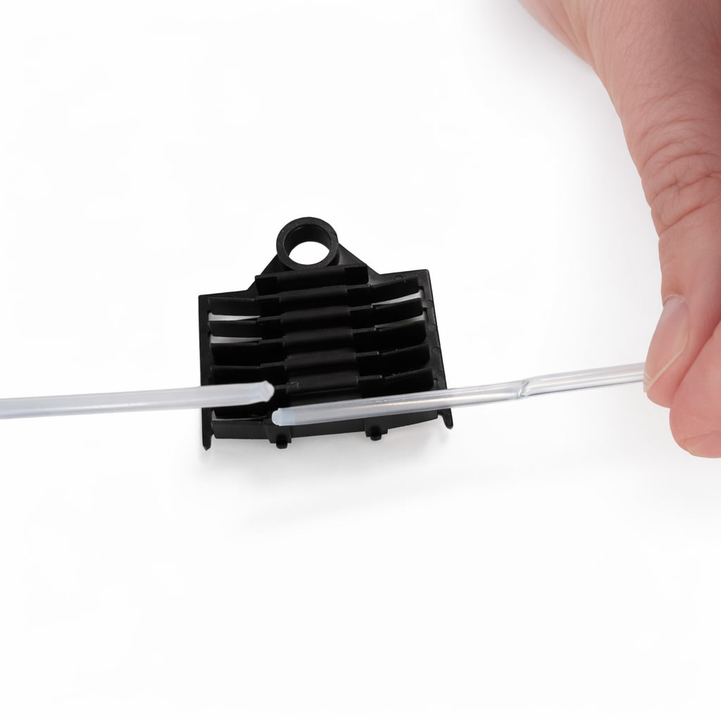 Supporto a Pettine per 12 Giunti in Fibra Ottica Termoretraibili, Nero - ILWL-SPLICE-12ST