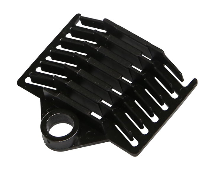 Supporto a Pettine per 6 Giunti in Fibra Ottica Nero - Techly Professional ILWL-SPLICE-6BT
