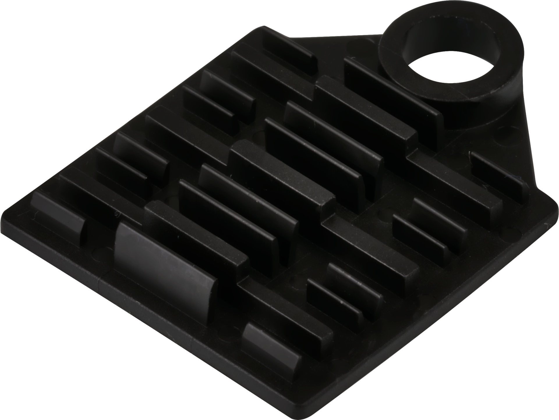 Supporto a Pettine per 6 Giunti in Fibra Ottica Termoretraibili, Nero - ILWL-SPLICE-6ST