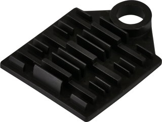 Supporto a Pettine per 6 Giunti in Fibra Ottica Termoretraibili, Nero - ILWL-SPLICE-6ST