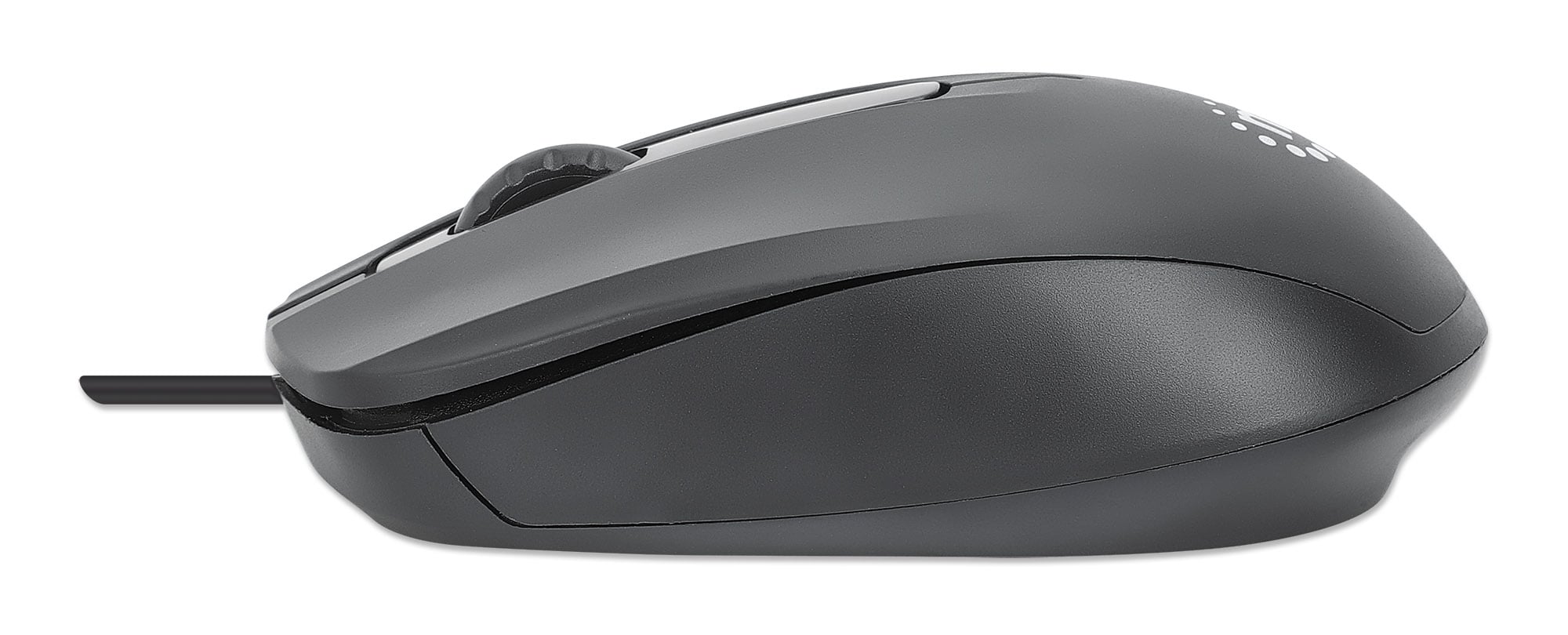 Mouse Ottico USB 1000 Dpi Nero, Confort II - Manhattan IM 1000-U-BK