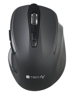 Mouse Ottico Wireless 1600 Dpi Nero - Techly IM 102-WBK
