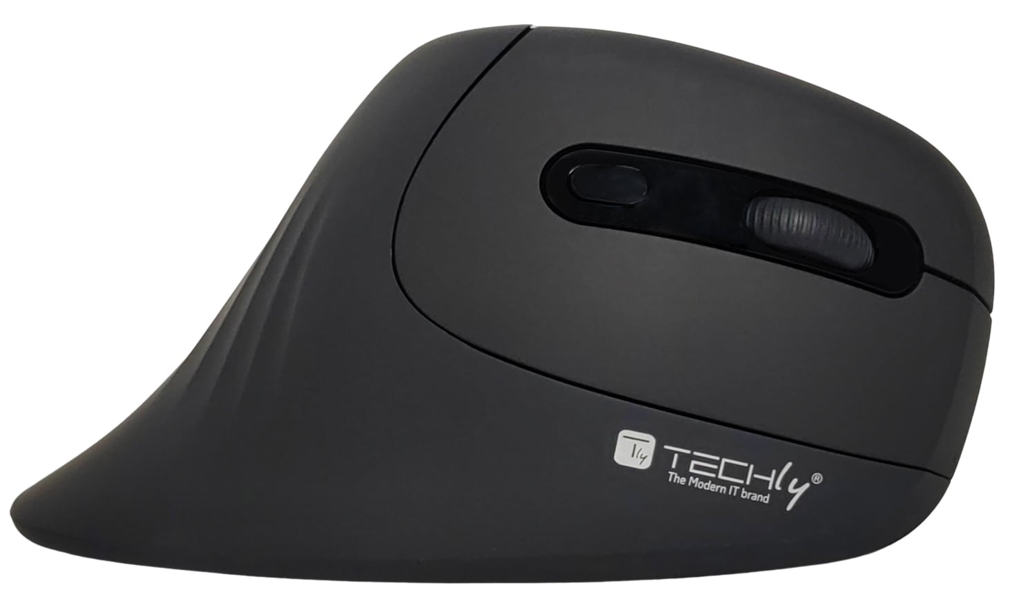 Mouse Verticale Ottico Wireless 3200 Dpi Ergonomico - Techly IM 1100-VM-B