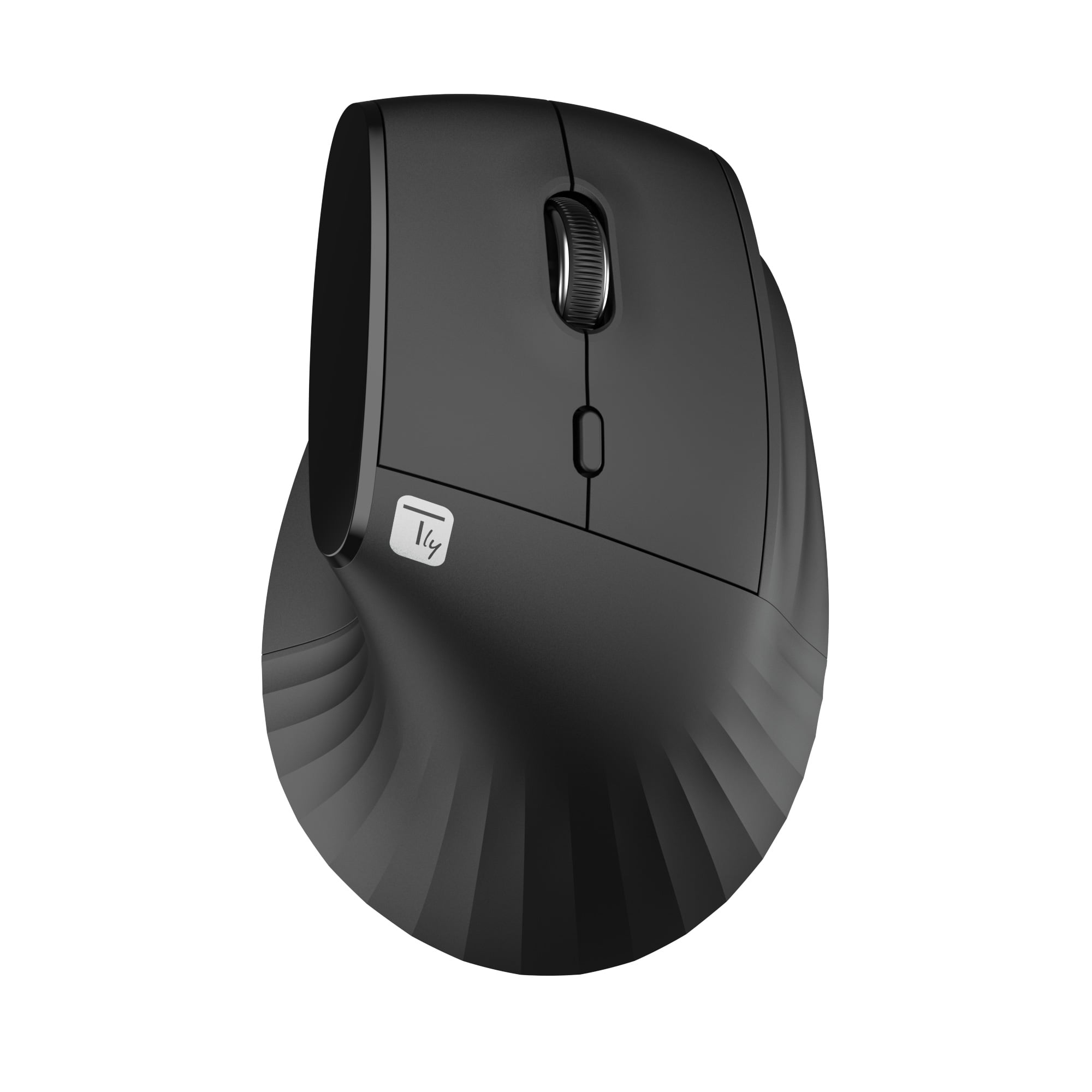 Ergonomic Mouse RGB Wireless + USB 2.4 G Black - Techly IM 1300 -VM-RGB