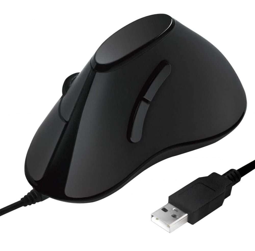 Mouse Verticale Ottico Ergonomico USB 1000dpi Nero - Logilink IM 158-U-VER