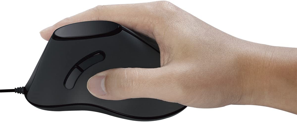 Mouse Verticale Ottico Ergonomico USB 1000dpi Nero - Logilink IM 158-U-VER