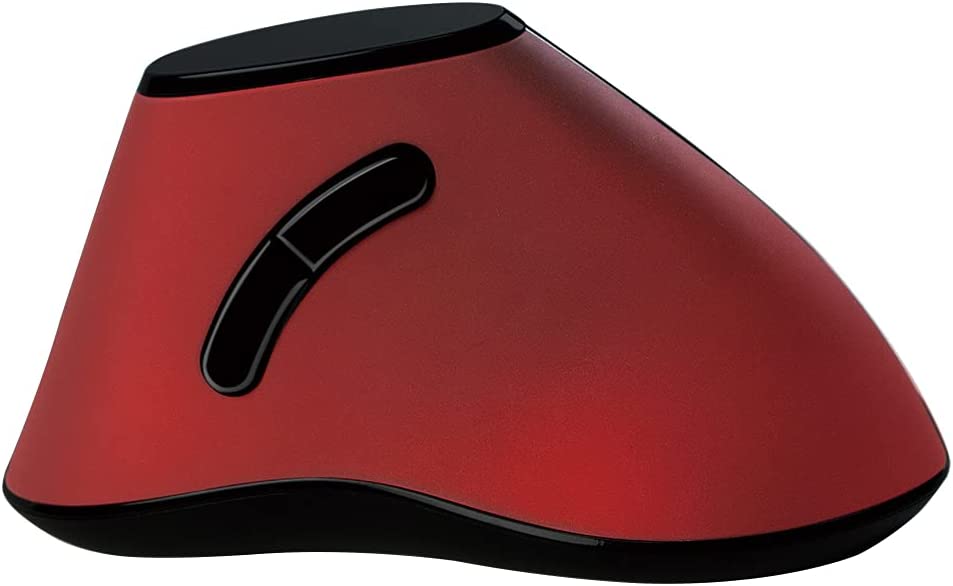 Mouse Verticale Ottico Ergonomico Wireless 1200dpi Rosso - Logilink IM 159-WL-VER