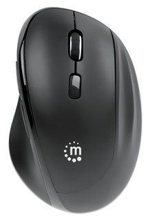 Mouse Ergonomico Wireless 2.4GHz con Ricevitore USB 2-in-1 - Manhattan IM 1600-WL-ERGO-UC