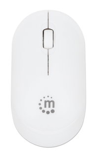 Mouse Ottico Wireless USB 1000 Dpi Bianco - Manhattan IM 190-1200WWH