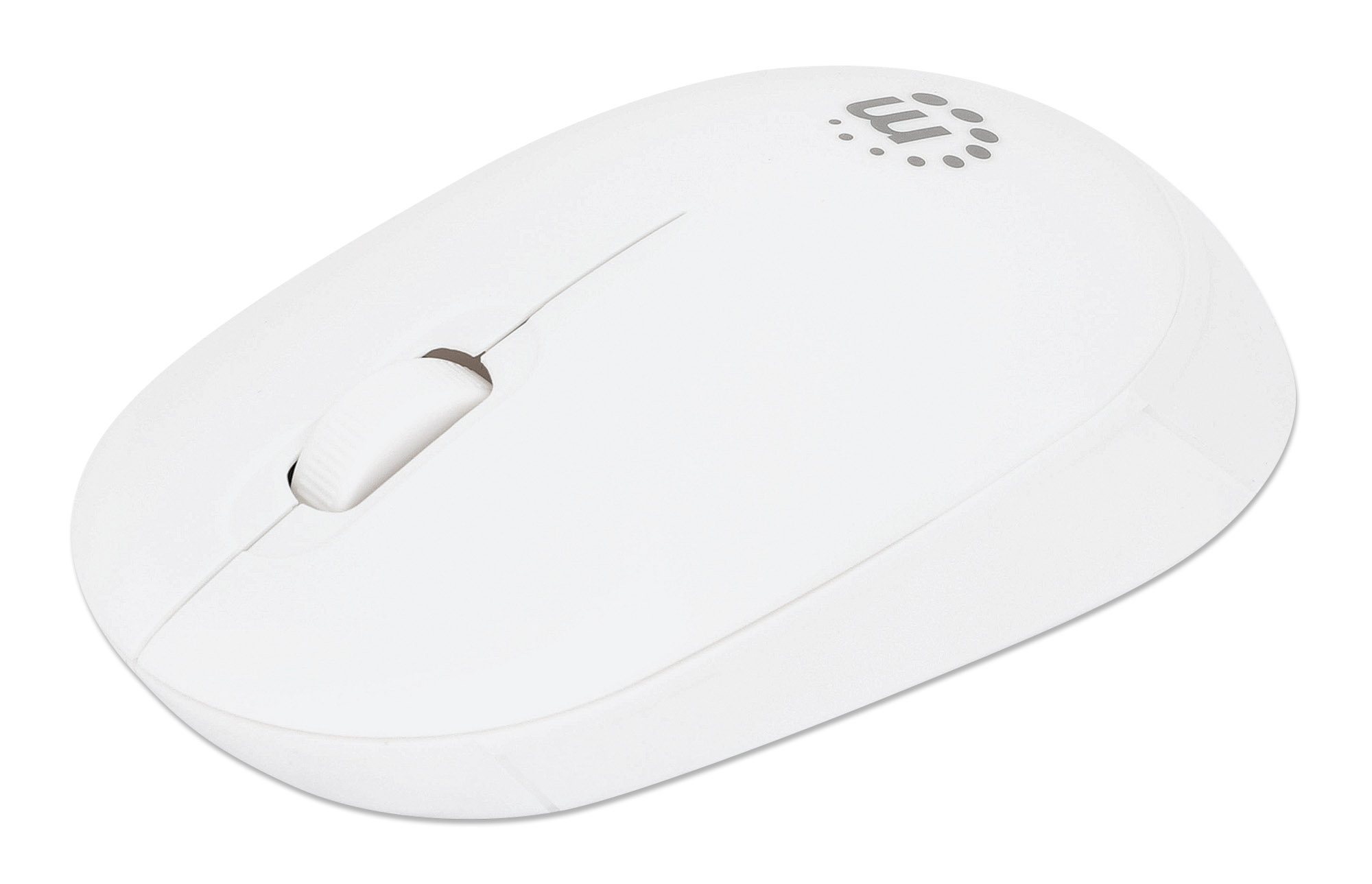 Mouse Ottico Wireless USB 1000 Dpi Bianco, Performance III - Manhattan IM 190-1200WWH