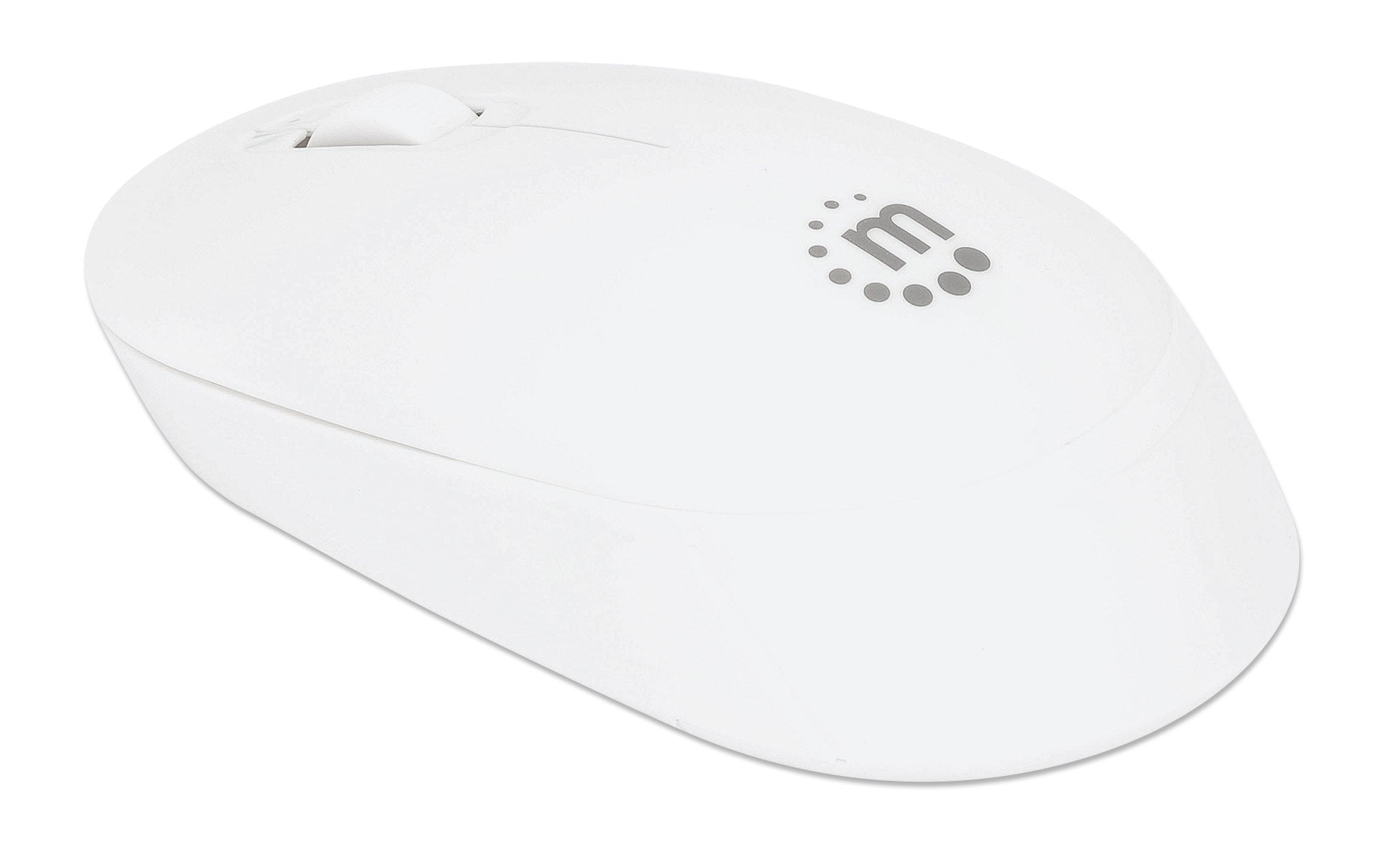 Mouse Ottico Wireless USB 1000 Dpi Bianco, Performance III - Manhattan IM 190-1200WWH