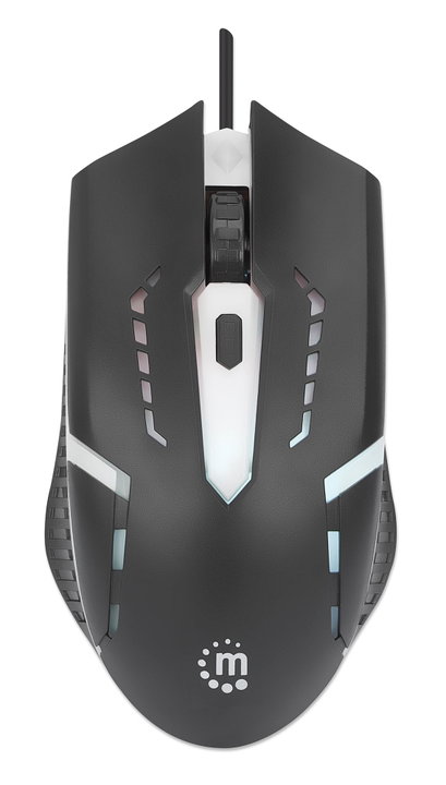 Mouse Ottico USB Gaming 1500 Dpi LED RGB - Manhattan IM 190-1500-RGB