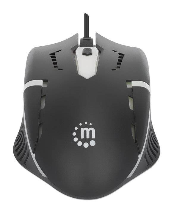 Mouse Ottico USB Gaming 1500 Dpi LED RGB - Manhattan IM 190-1500-RGB