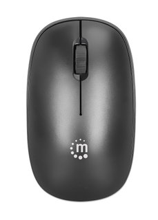 Mouse Ottico Wireless USB 1200 Dpi Nero, MW3050 - Manhattan IM 190-ELWBK