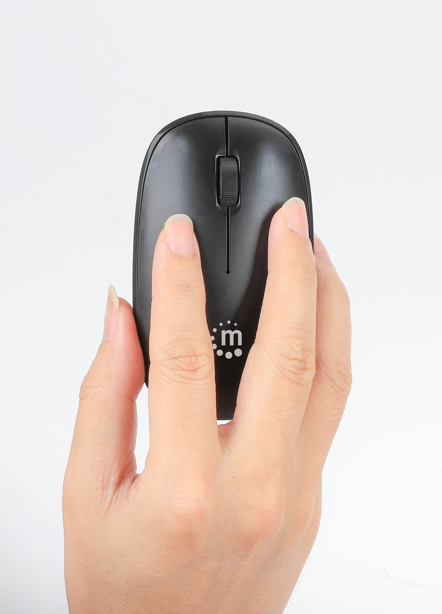Mouse Ottico Wireless USB 1200 Dpi Nero, MW3050 - Manhattan IM 190-ELWBK