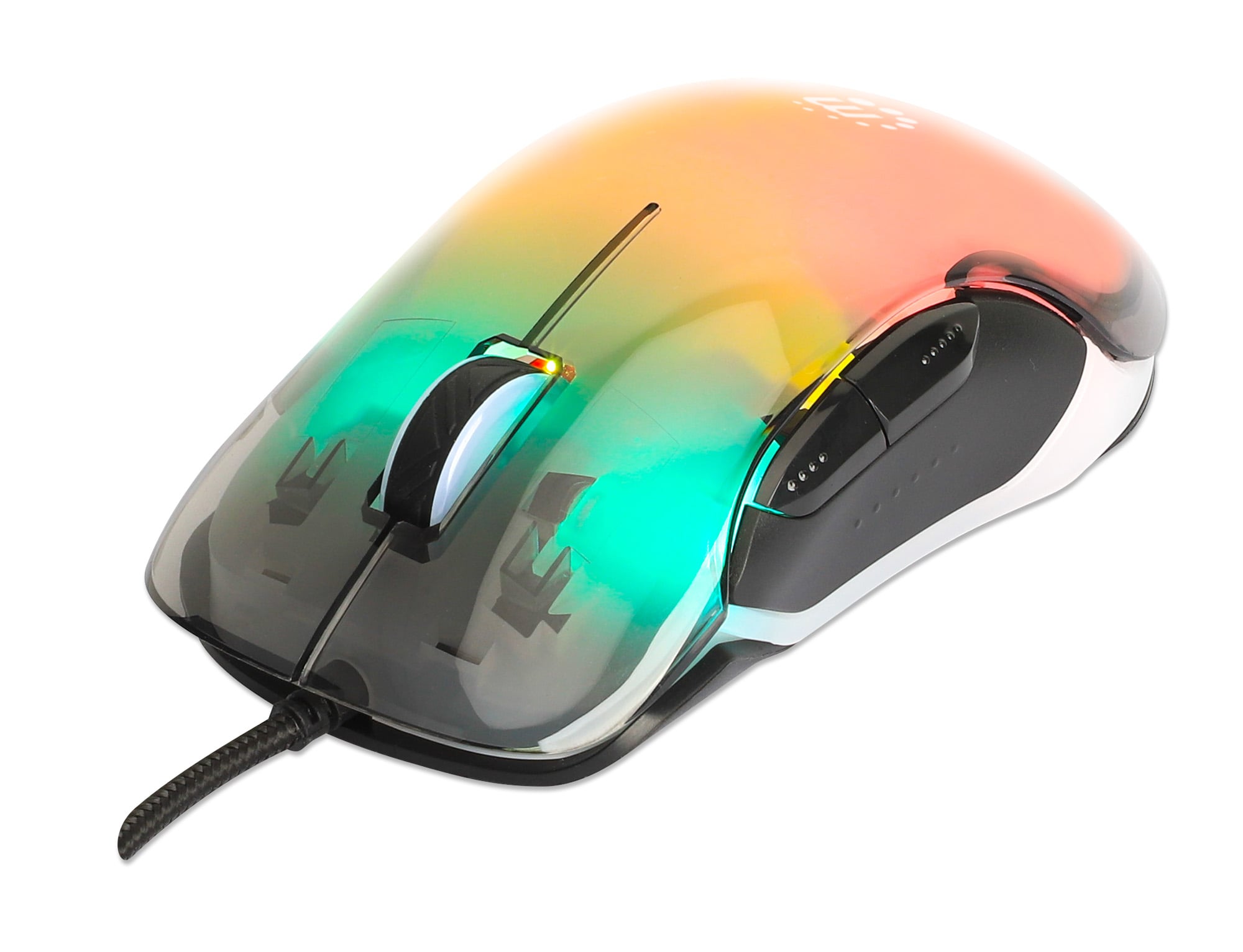 Mouse Ottico USB 12800 Dpi Retroilluminazione LED RGB - Manhattan IM 190-U-RGB
