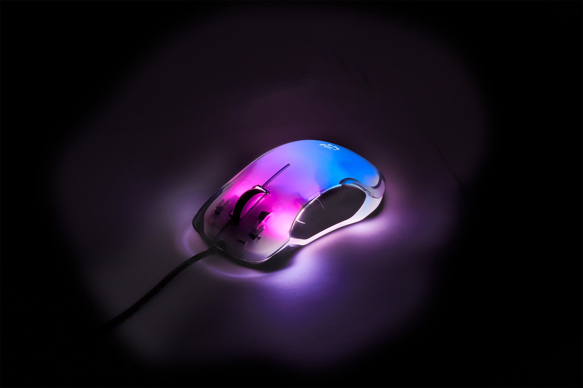 Mouse Ottico USB 12800 Dpi Retroilluminazione LED RGB - Manhattan IM 190-U-RGB