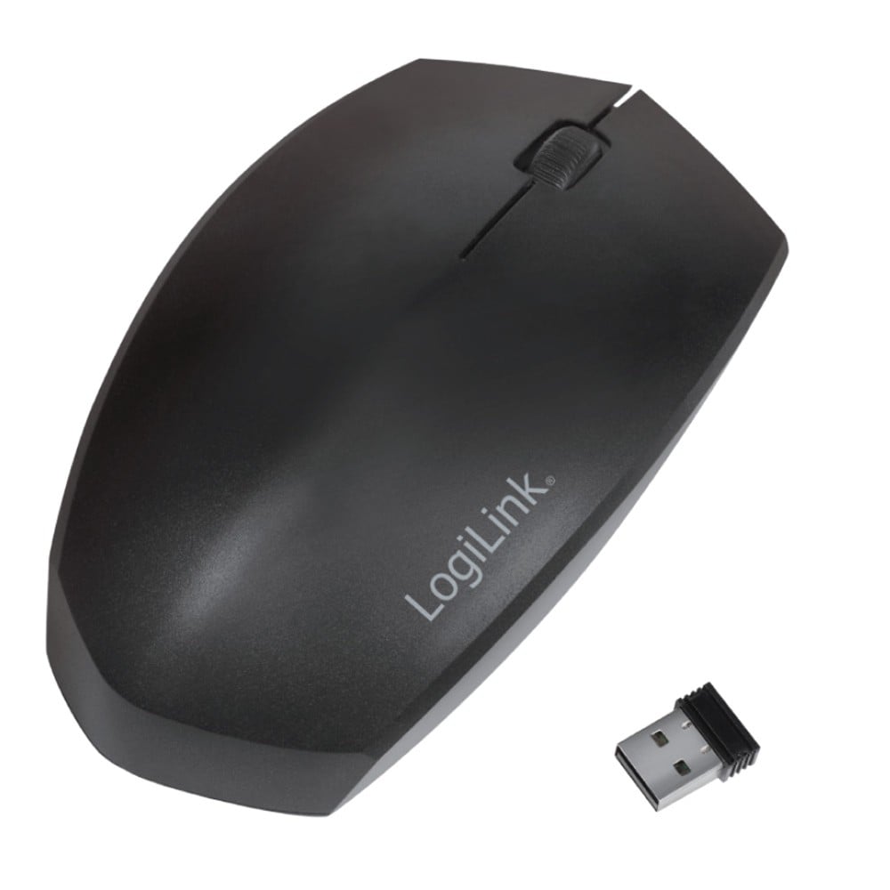 Mouse Bluetooth v4.2 Wireless 2.4GHz Dual-Mode 1200 dpi Nero - Logilink IM 191-BTW-B