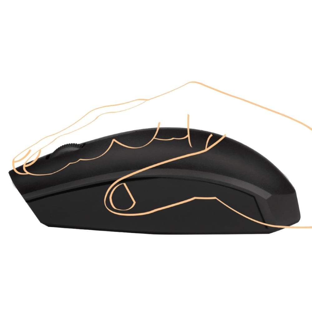 Mouse Bluetooth v4.2 Wireless 2.4GHz Dual-Mode 1200 dpi Nero - Logilink IM 191-BTW-B