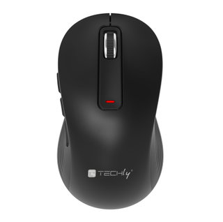 Mouse Ottico Wireless 2.4 GHZ 5D 1000/1200/1600 Dpi Nero - Techly IM 200-WL-BK