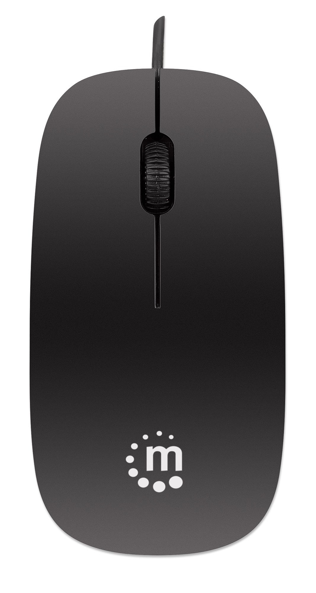 Mini Mouse Ottico USB Silhouette 1000 Dpi Nero - Manhattan IM 900-U-SLB