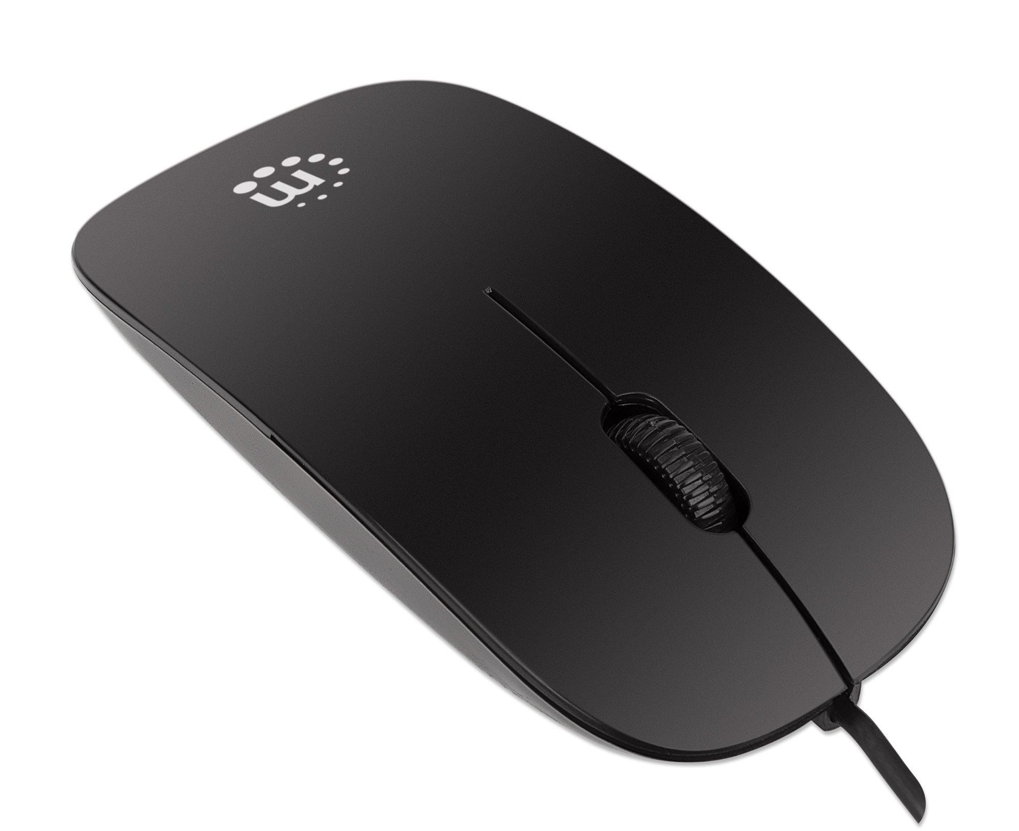 Mini Mouse Ottico USB Silhouette 1000 Dpi Nero - Manhattan IM 900-U-SLB