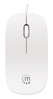 Mini Mouse Optical USB Silhouette 1000 Dpi White - Manhattan IM 900 -U-SLW