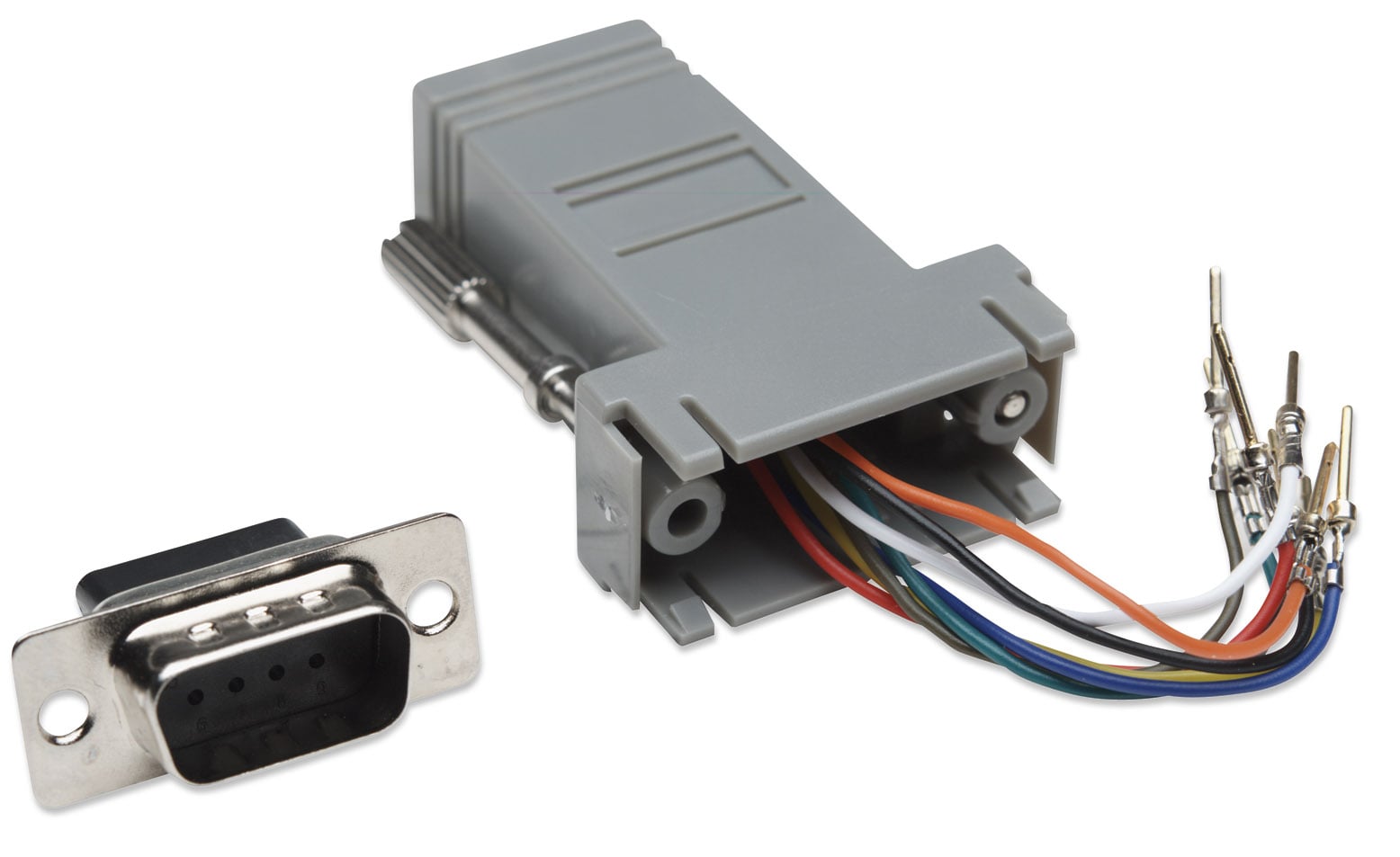 Modular Adapter DB 9 Male / RJ 45 8 wires - Manhattan IMA 271