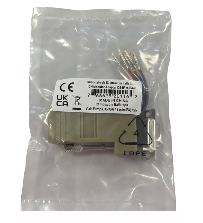 Modular adapter DB 9 Female / RJ 45 8 wires - Manhattan IMA 272