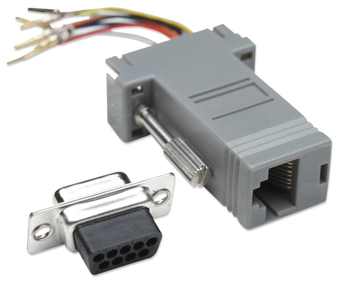 Modular adapter DB 9 Female / RJ 45 8 wires - Manhattan IMA 272