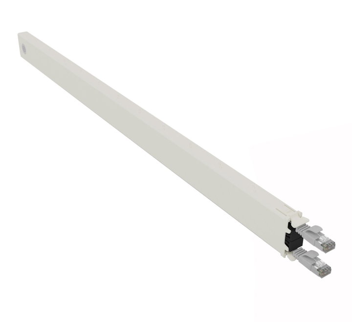 Cassetto Cavi patchbox.one 30RU Cat6A STP Grigio - PATCHBOX IPB-CONE30STPSL