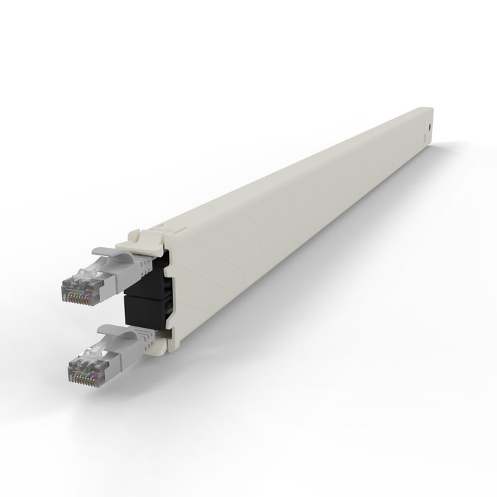 Cassetto Cavi patchbox.one 30RU Cat6A STP Grigio - PATCHBOX IPB-CONE30STPSL