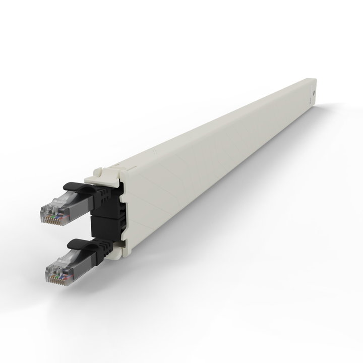Cassetto Cavi patchbox.one 30RU Cat6A UTP Nero - PATCHBOX IPB-CONE30UTPBK