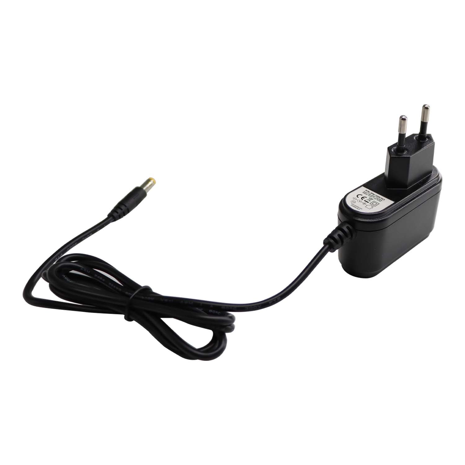 Alimentatore Stabilizzato 12V 1500mA Plug 5.5 x 2.5 mm Nero - Techly IPW-12DC1A3