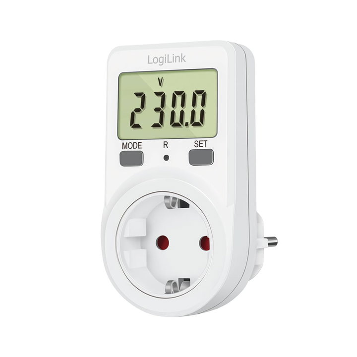 Contatore di Energia con Misurazione dei Costi Energetici - Logilink IPW-ADP-ENM3