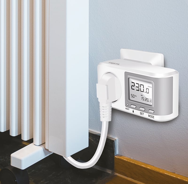 Energy Cost Meter with 2 CO Emissions Calculation - Logilink IPW-ADP-ENM 5