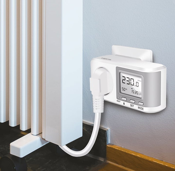 Misuratore di Costo Energetico con Calcolo delle Emissioni di CO2 - Logilink IPW-ADP-ENM5