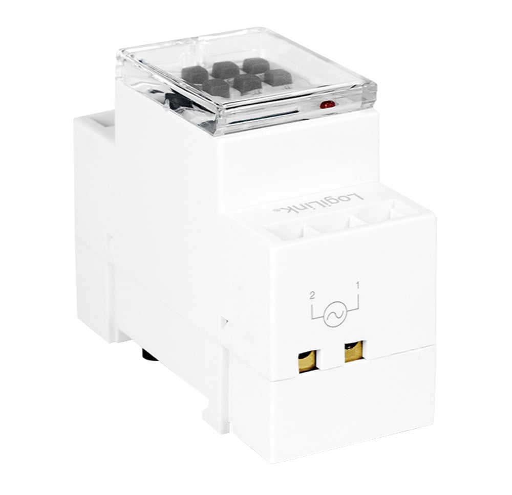 Timer Digitale per Montaggio su Guida DIN - Logilink IPW-ADP-TM-RAILD