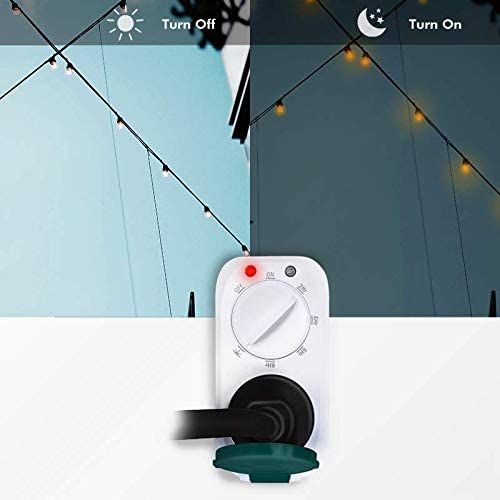Timer Sensore Crepuscolare 7 Impostazioni IP44 Esterno/Interno - Logilink IPW-ADP-TMO44