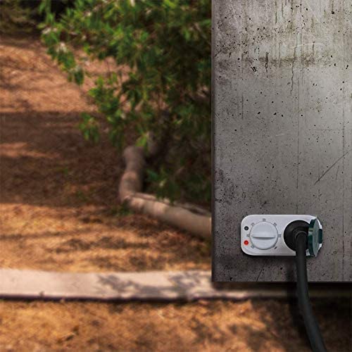Timer Sensore Crepuscolare 7 Impostazioni IP44 Esterno/Interno - Logilink IPW-ADP-TMO44