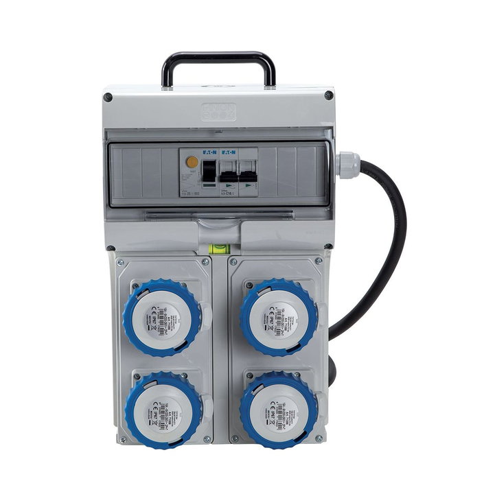 Quadro Elettrico KEY BOX 2 ASC IP65 4 Prese 2P+T 16A Cavo 1,5m 3kW - FME IPW-BOX4P2P